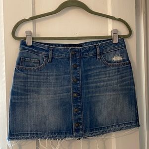 Womens Hollister button skirt